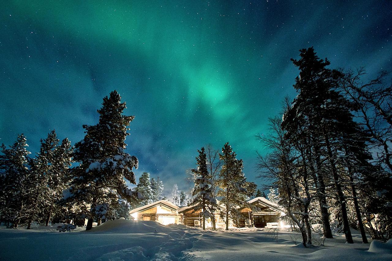 Polar Aurora Cabins Saariselka Dış mekan fotoğraf